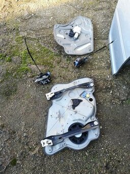 zamoky, spustac, mechanizmus, octavia II, fabia 2 , škoda