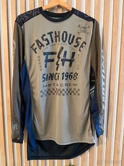 Dres Fasthoue, Off-Road Jersey - Moss/Black