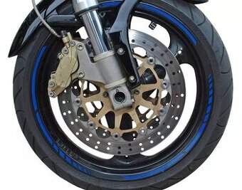 Nálepky na disky kolies reflexné