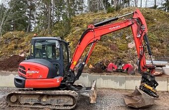 Minirýpadlo Kubota KX 057-4 z roku 2017