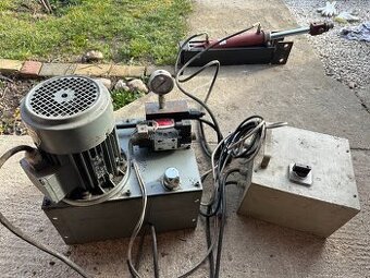 hydraulicka jednotka + 2x hydraulicky valec