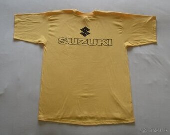 Predám kvalitné tričko Suzuki žlto čierne