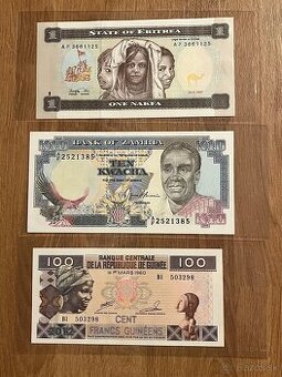 unc bankovky Afrika