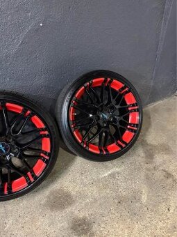 Oxygen disky 18" 5x112 + letné pneu – top stav