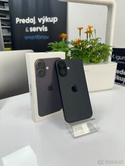 Apple iPhone 16 128GB Black-Batéria 100%
