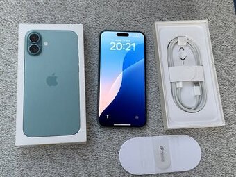 Apple Iphone 16 Plus Teal 128Gb - Zdravie batérie 100 Záruka