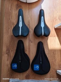 Predám cyklistické sedlá a pamäťovú penu