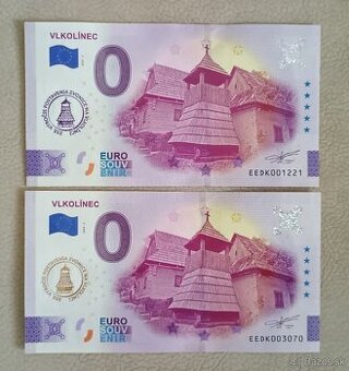 0 Euro bankovky Vlkolínec