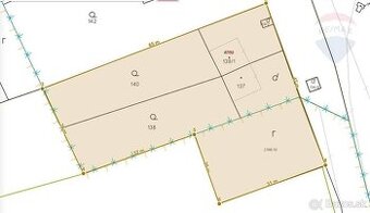 Investičné stavebné pozemky - 2278 m2 - Nitrianske Pravno