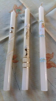 Sviečky - na krstenie , prímanie