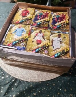 Futbalové karty typ FIFA365, TC, MATCH ATTAX, cca 200ks - 1