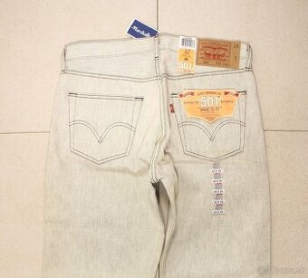 Džíny Levi's 501 (2011) W34/L34=44/115cm Raw Denim