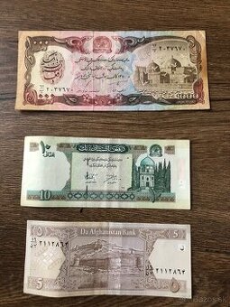 Bankovky AFGHANISTAN/BRAZILIA