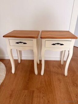 2 Nove nocne stoliky, vintage styl
