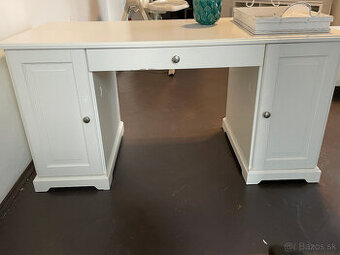 IKEA HEMNES pracovný stôl / písací stôl – biely