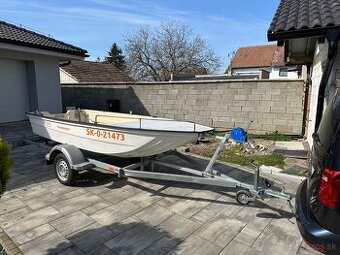 Čln Fisherman K1  + privesny vozik
