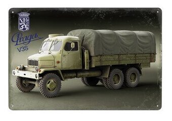 plechová cedule - Praga V3S