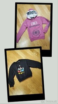 2x dievčenská mikina 5-6 rokov