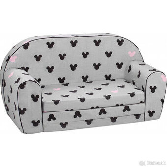 Detská rozkladacia mini pohovka Retro Myšky