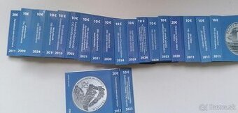 Papierový prebal na 10 a 20 euro 2024 Slovensko PROOF