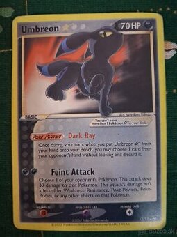 Vzácna pokémon kartička