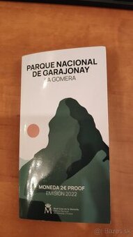 Španielsko 2€ - 2022 Proof Národný park Garajonay