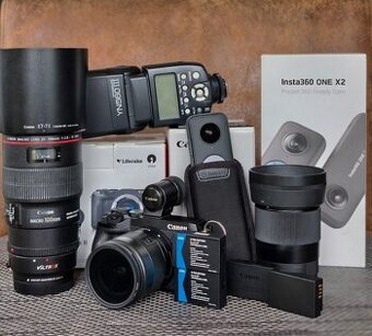 Canon M6 Mark II + príslušenstvo