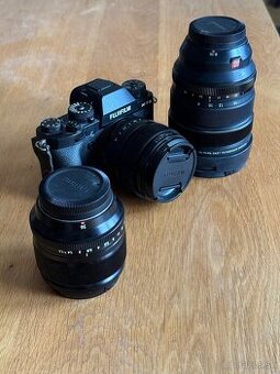 Fuji xt3 + 23mm + 56mm + 8-16mm