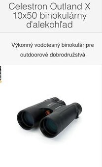 Predám binekulárny ďalekohľad