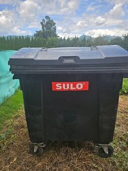 Predam 1100l kontajner plastovy cierny 2022