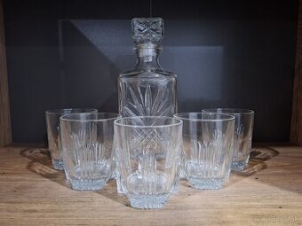 Whisky poháriky s karafou