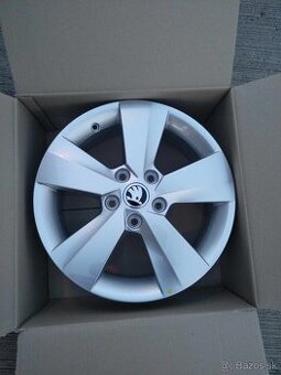 16" sada alu originál ŠKODA + zimné pneu. - 1