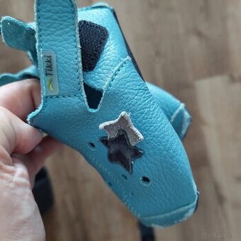 Kožené barefoot capáčky