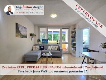 REZERVOVANÉ - Rekonštruovaný 2-izb. byt s lodžiou na Terase