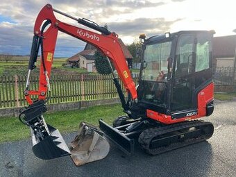 Mini bagr Kubota KX 027-4 hyd. svahovka + podkopy