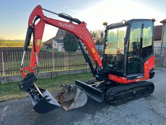 Mini bagr Kubota KX 027-4 hyd. svahovka + podkopy / 2018