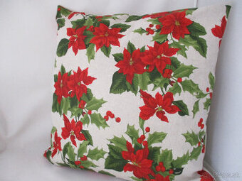 Obliečka vianočná ruža,50x50cm