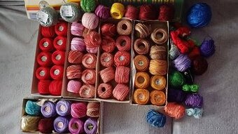 Perličky a nite na vyšívanie