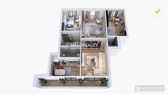 HALO reality - Predaj, štvorizbový byt Bratislava Rača, Kuba