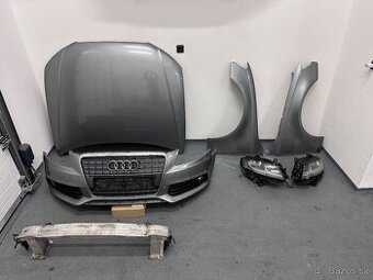 Audi A4 B8 předek kapota nárazník světla chladiče blatník