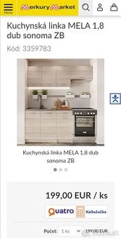 Nová kuchynská linka