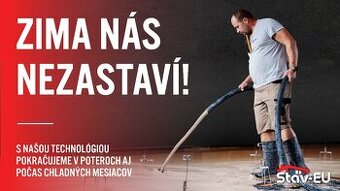 Realizujeme anhydritové potery v okrese Rožnava