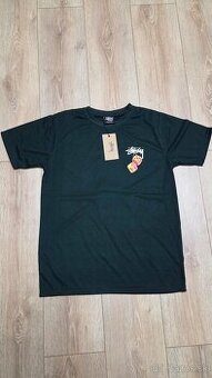 Stüssy Fuzzy Dice Tee dark green/orange
