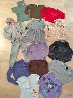 Balík oblečenia pre dievčatko veľ. 122/128