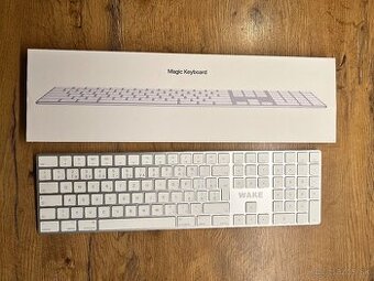 Apple Magic Keyboard s číselnou klávesnicou, strieborná – SK