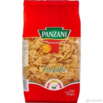 Predám semolínové cestoviny PANZANI farfale alebo kolienka