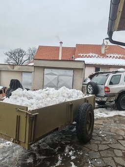 Predám vlečku možnosť zapojiť za auto aj za traktor