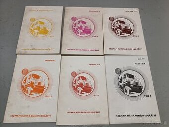 Katalog náhradních dílů TATRA 815-2 ,6.zväzkov 1990