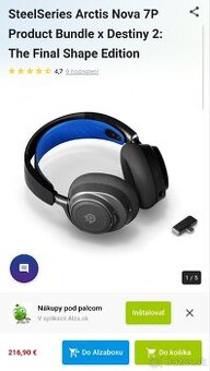 SteelSeries Arctis Nova 7P  sluchadlá