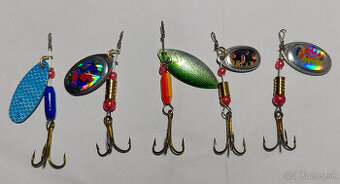 Rybárske potreby - sada mix blinkrov